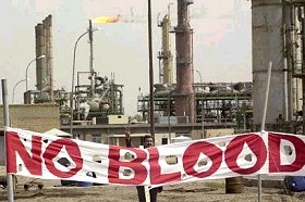 Raffinerie de pétrole Al-Dura, Bagdad, 7.3.03