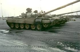 Char T-72 irakien, captur durant le conflit