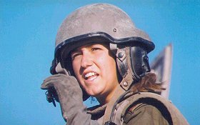 Commandante de char israélienne