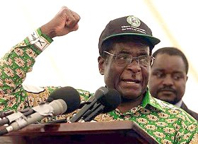 Robert Mugabe, président du Zimbabwe