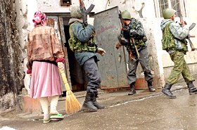 Soldats OMON à Grozny