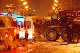 Forces spéciales russes après l'assaut, Moscou, 26.10.02