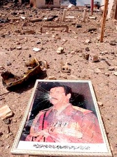 Portrait de Saddam Hussein