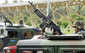 Soldats thaïs au Patani