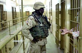 Garde  la prison d'Abu Ghraib